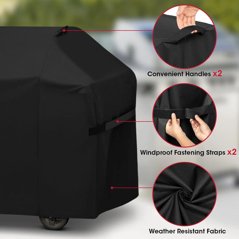 Unicook 65 Inch Grill Cover for Weber Genesis II 400 Series, 4 Burner BBQ Cover for Outdoor Grill, Heavy Duty Waterproof Fade Resistant, Compared to Weber 7131 by GreenHaven Gardens