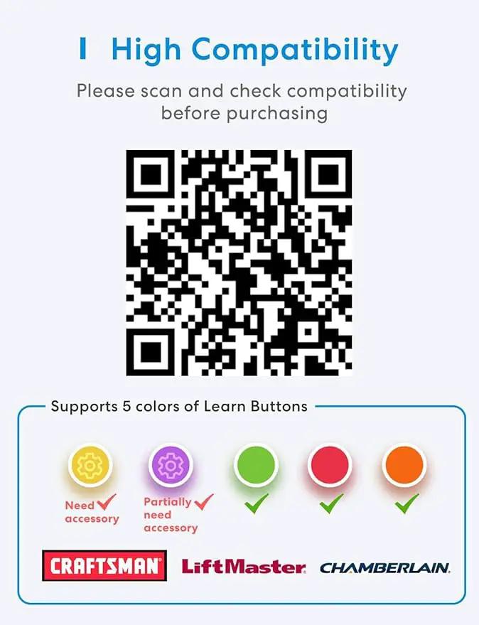 meross Smart Garage Door Opener Remote, APP Control, Compatible with Alexa and SmartThings, Multiple Notification Modes, No Hub Needed by GreenHaven Gardens