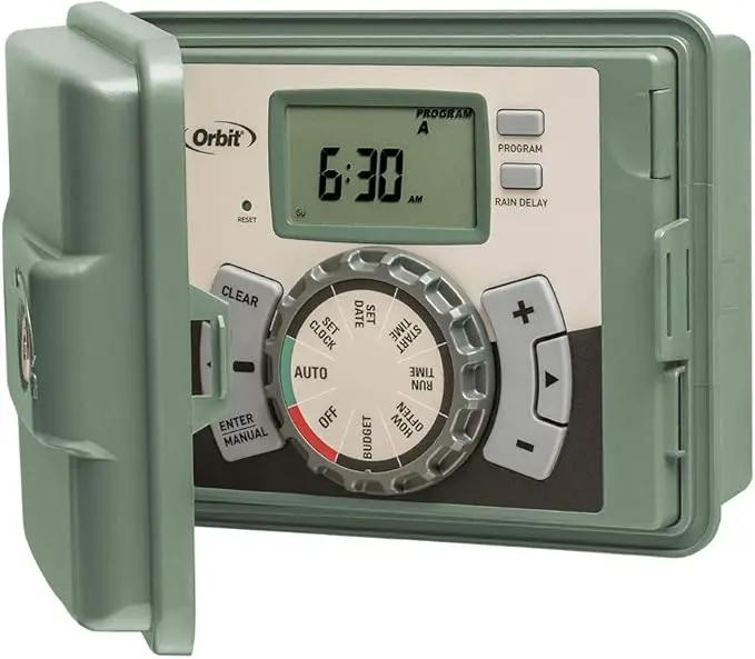 Orbit 57899 9-Station Outdoor Swing Panel Sprinkler System Timer by GreenHaven Gardens