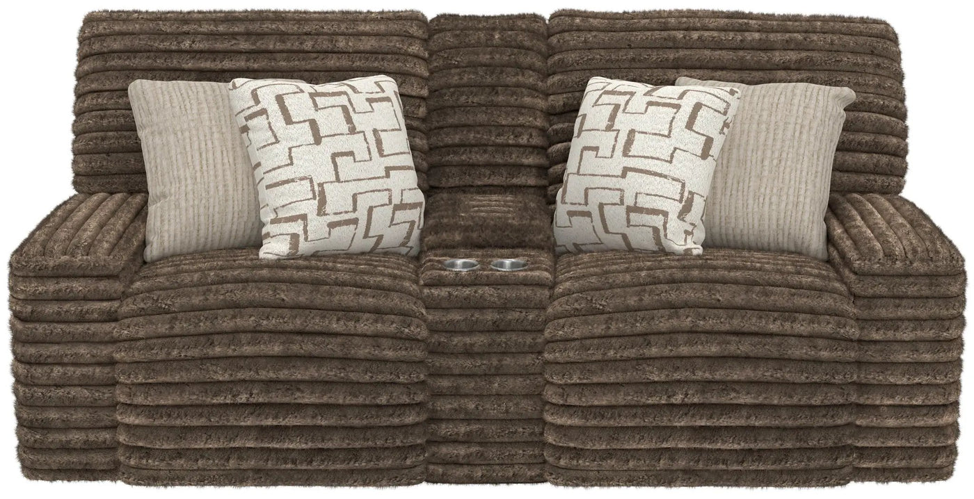 Lynx - Power Reclining Console Loveseat With Zero Gravity by Unique Piece Furniture