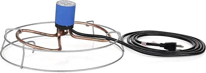 Farm Innovators 1500 Watt Cast Aluminum Submergible Water Tank Deicer, with Self Regulating Thermostat and Anti Chew Cord Protector, 2 Pack by GreenHaven Gardens