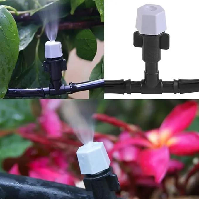 Drip Watering Kit Automatic Cooling System Hose Sprinkler Nozzle Garden Backyard Patio Micro Irrigation Set (10M) by GreenHaven Gardens