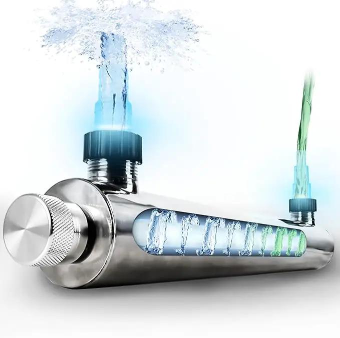 UV Light for Aquarium Algae Control with 55W UVC Bulb Stainless Steel Ultraviolet Green Water Machine Algae Remover for Pond by GreenHaven Gardens