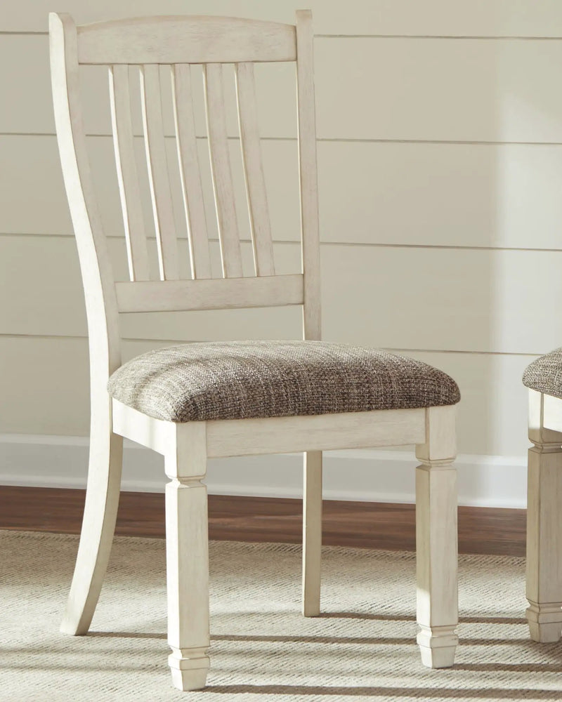 Bolanburg - Dining UPH Side Chair (Set of 2) - Rake Back - Brown / Beige by Unique Piece Furniture