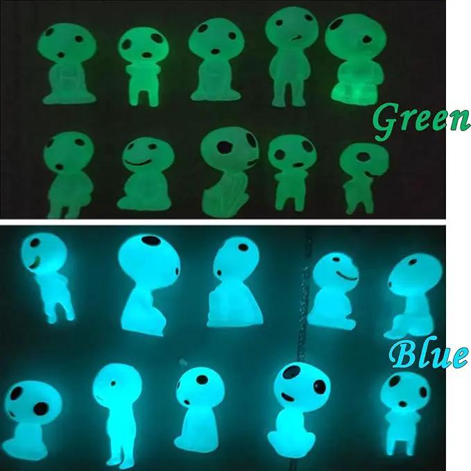 Oismys Glow in Dark Tree Elves Fairy 20Pcs Luminous Ghost Micro Landscape Accessories Garden Decoration Outdoor Patio Lawn Yard Fish Tank Potted Plants Kit by GreenHaven Gardens