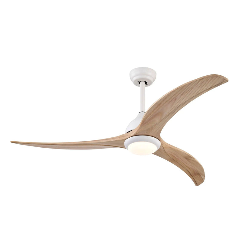 Indoor Outdoor Ceiling Fan With Light With Remote Control, Noiseless Reversible Motor, 6 Speed, 3 Color by Unique Piece Furniture