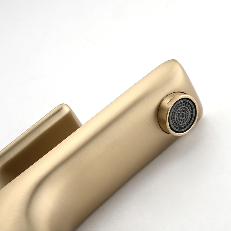 Modern Bathroom Sink Faucet Single Handle Brass Countertop Mount by HouseOfZazla