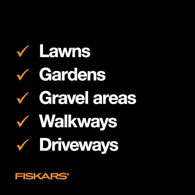 Fiskars 4-Claw Stand Up Weed Puller Tool, Gardening Hand Weeding Tool with 39" Long Ergonomic Handle with Easy-Eject Mechanism by GreenHaven Gardens