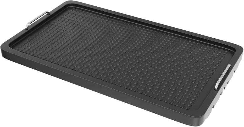 Cast Iron Griddle for Gas Grill Universal, 15" x 8.7" Griddle Pan for Stove Top with Handle, Grill Griddle, Stove Top Griddle for Charcoal/Gas/Electric Grills, Cast Iron Grill Pan for Outdoor/Camping by GreenHaven Gardens