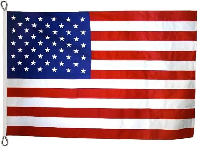 Annin Flagmakers (2380) SolarGuard Nyl-Glo American Flag, Made in USA, 15 x 25 Feet, Nylon by GreenHaven Gardens