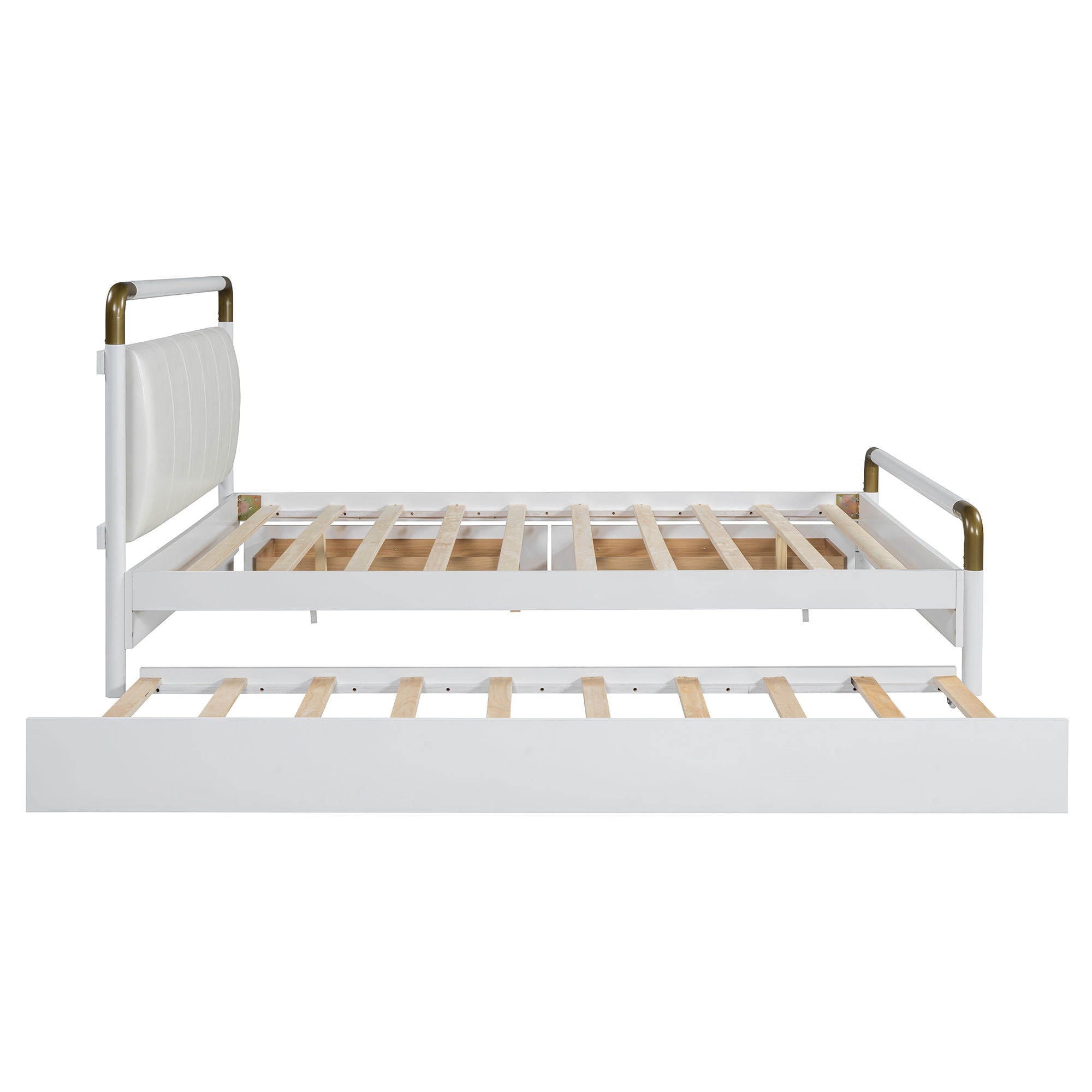 Storage Platform Bed, With 2 Big Drawers, Trundle by HouseOfZazla
