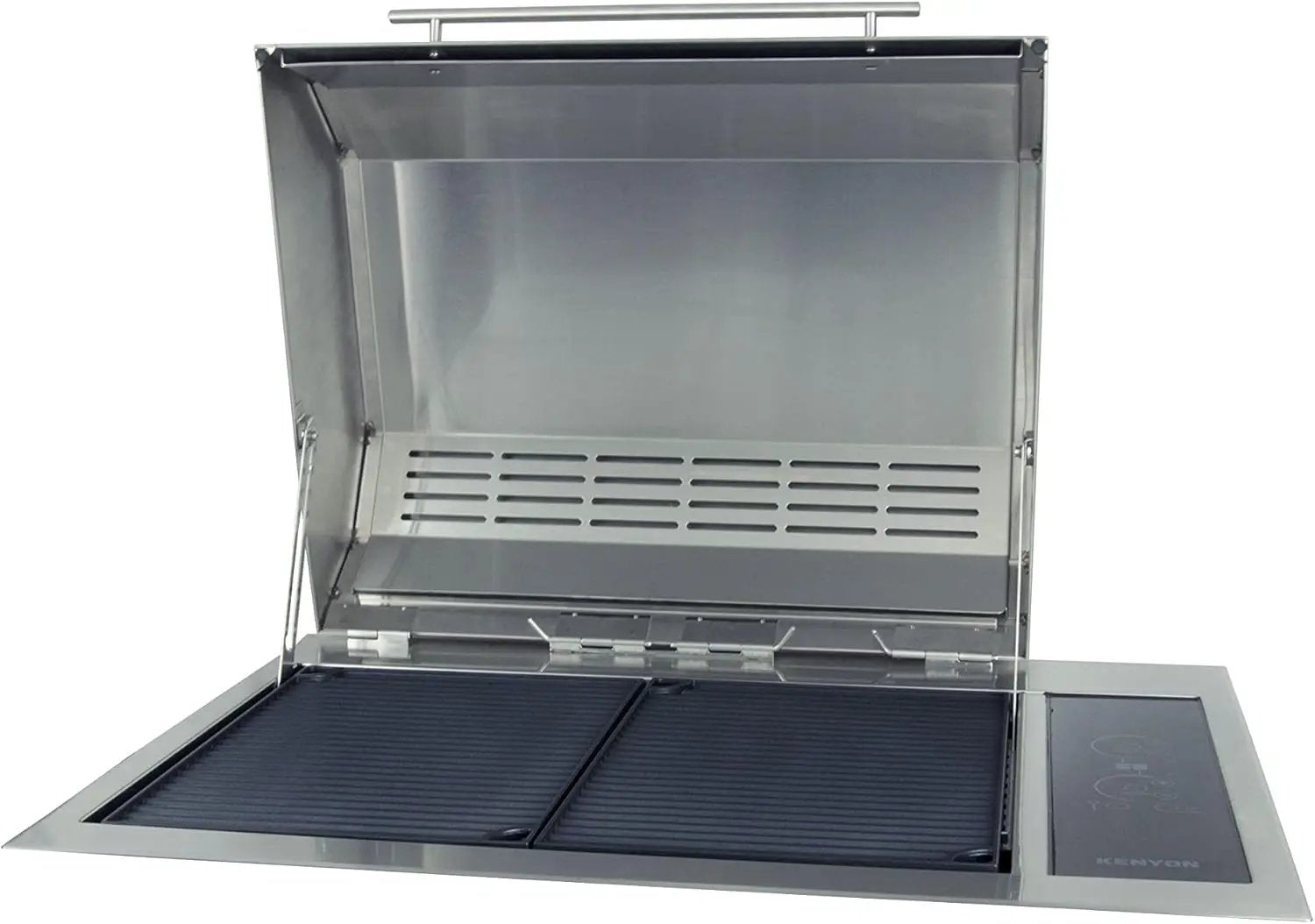 KENYON Texan with Standard Control Electric Grill, Stainless Steel, B70421WH by GreenHaven Gardens