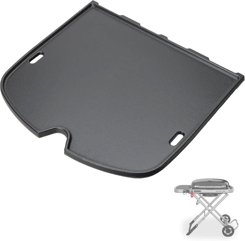 7034 Cast Iron Griddle for Weber 9010001 Traveler Portable Gas Grill, Replacement for Weber9010001, 9013001, 9020001 Gas Grill Accessories, Compatible with Weber Traveler Griddle Part by GreenHaven Gardens