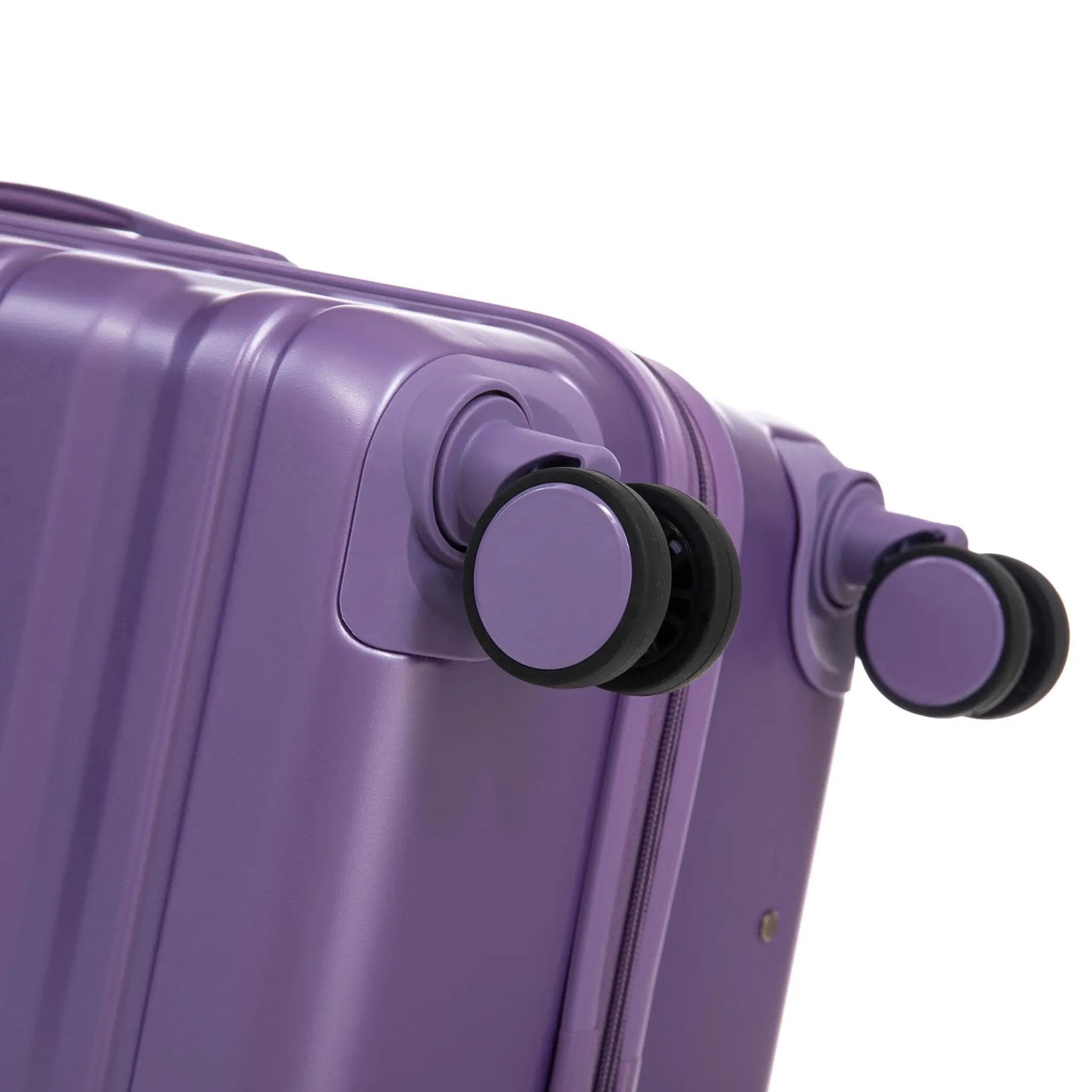 HIFINE Tourist 3-Piece ABS Spinner Wheel Luggage Set (Purple) by HouseOfZazla