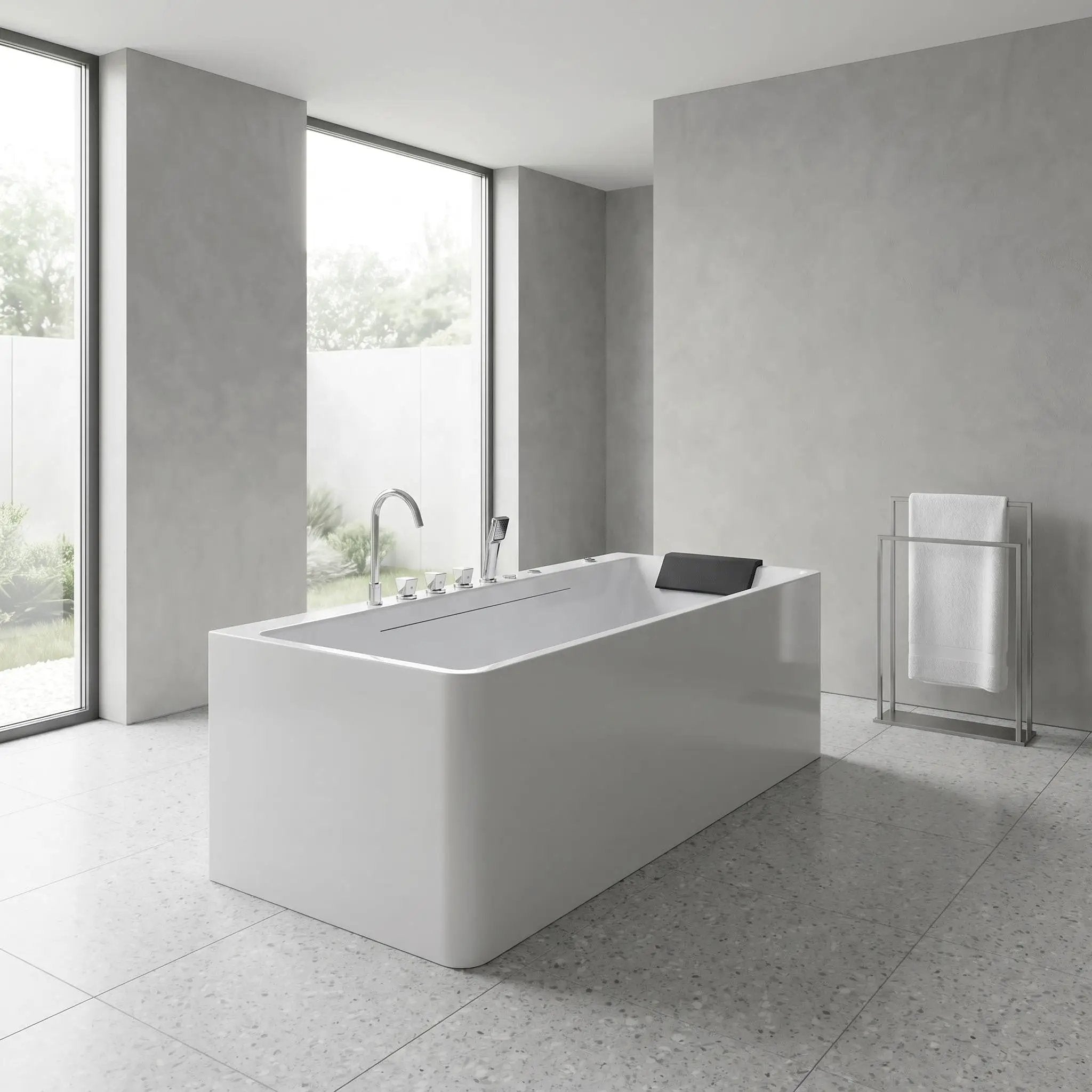 67-Inch Single-Person Luxury Whirlpool Bathtub by HouseOfZazla