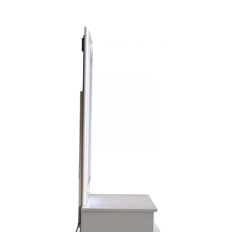 Verona - Mirror With Premium Low Distortion Glass - White by HouseOfZazla