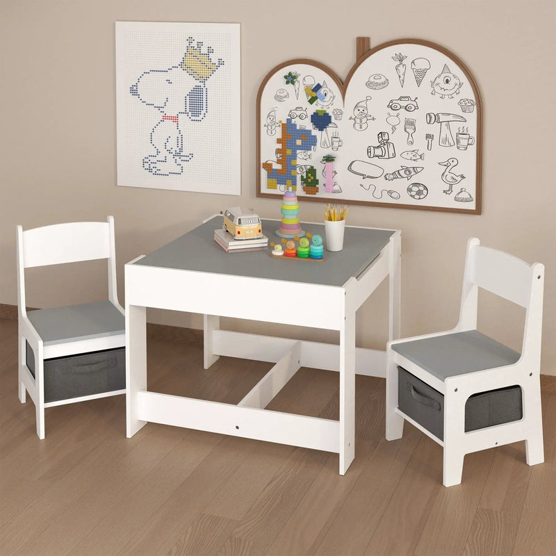 Kids 3-In-1 Activity Table And Chair Set by HouseOfZazla