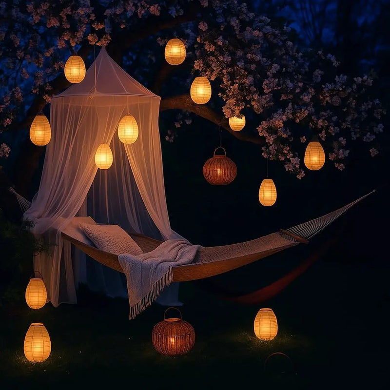 Large Mosquito Net for Bed or Outdoor Patio | 5FT Diameter Top Ring | Conical Shape Bed Canopy with Wide Base | Insect Netting for Bedroom, Garden, Gazebo, Balcony & Terrace | Outside Bug Protection by GreenHaven Gardens