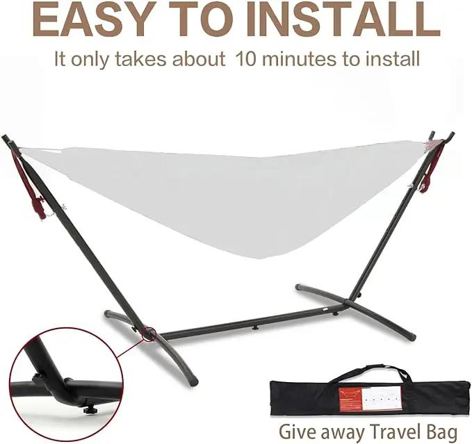 PNAEUT Hammocks Stand Only (Black Stand) by GreenHaven Gardens