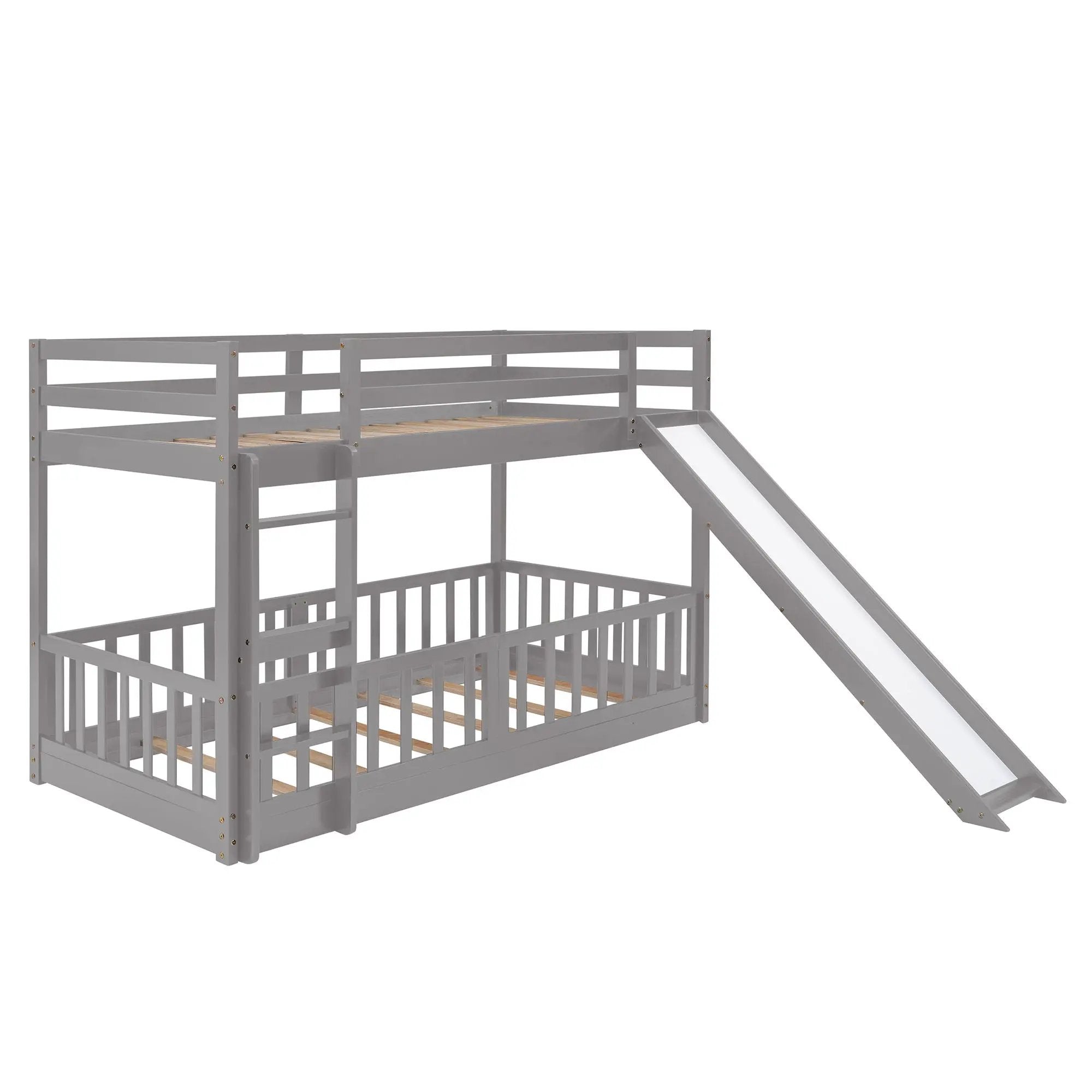 Functional Bunk Bed & Convertible Ladder And Slide by HouseOfZazla