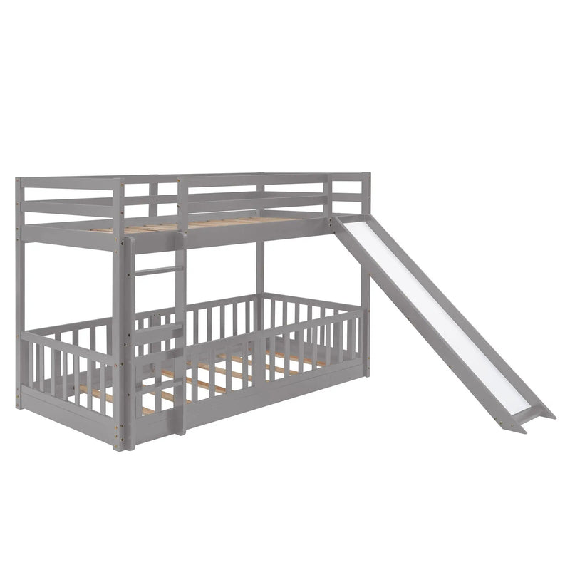 Functional Bunk Bed & Convertible Ladder And Slide by HouseOfZazla