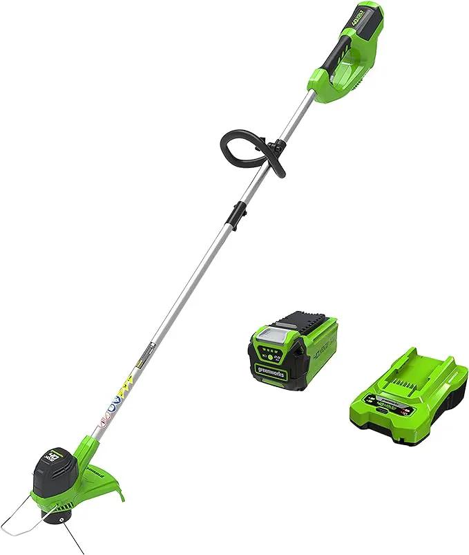 Greenworks 40V 12" Cordless String Trimmer, 2.0Ah Battery and Charger Included by GreenHaven Gardens