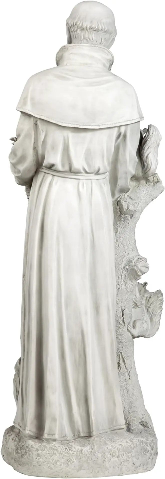 Design Toscano Nature's Nurturer Francis Assisi Religious Garden Decor Statue Bird Bath Feeder, Large, 37 inch, Cast Stone Resin, Antique Stone Finish by GreenHaven Gardens
