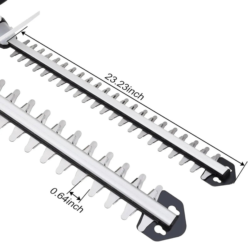 LIGO 20V Cordless Hedge Trimmer | 21" Laser-Cut Blade for Thick Branches | 2.0Ah PowerShare Battery | 4.5 lbs Ultra-Light with Low Vibration | Fast Charger Included by GreenHaven Gardens