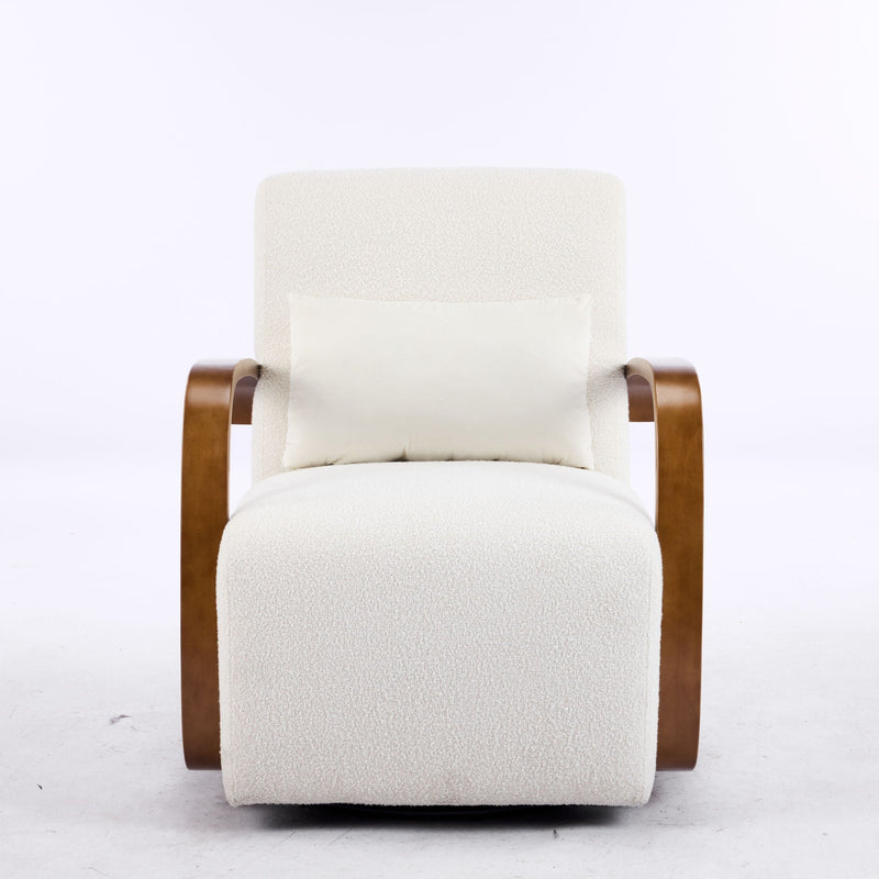 Swivel Accent Rotatable Ergonomic Single Chair For Living Room by HouseOfZazla