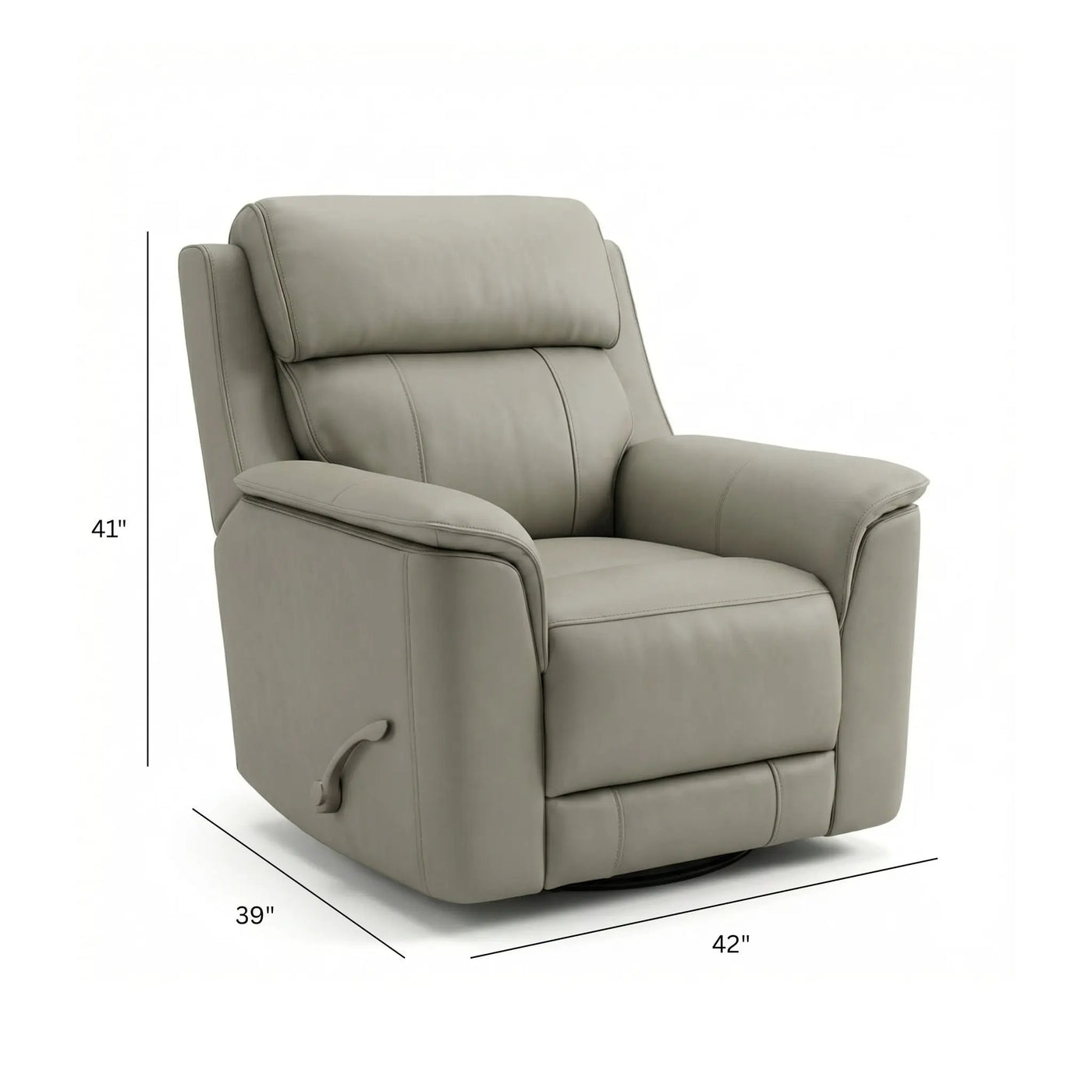 Oslo - Manual Swivel Glider Recliner by Unique Piece Furniture