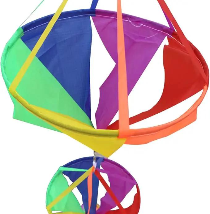 9KM DWLIFE 62" Fashion Windsocks Wind Twister Spinners Rainbow Kite Socks Flag Garden Yard Decoration by GreenHaven Gardens