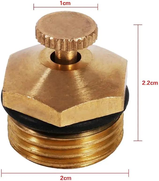 5pcs Brass Misting Nozzles Adjustable 1/2 inch Centrifugal Water Atomizing Spray Nozzle Mist Sprinkler Jet Water Save Sprinklers for Outdoor Cooling System Agricultural Lawn Garden Irrigation by GreenHaven Gardens