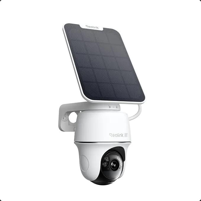 REOLINK First 4K Solar Security Cameras Wireless Outdoor, Argus PT Ultra+ 3W Solar Panel, 360° Pan Tilt Auto-Tracking, 8MP Color Night Vision, 2.4/5 GHz Wi-Fi 6, No Monthly Fee, Home Hub Compatible by GreenHaven Gardens