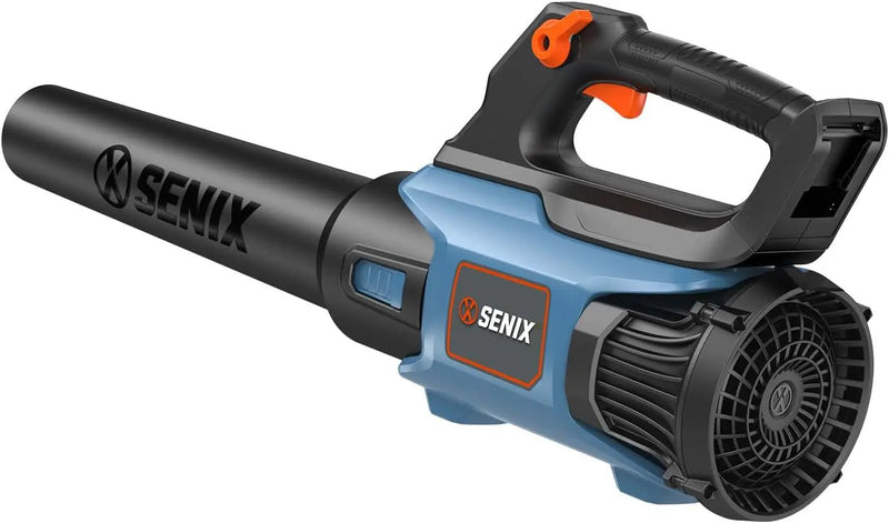 SENIX 20V Max Leaf Blower, Cordless, Brushless, Handheld, Up to 350 CFM and 80 MPH, 2 Speed Mode, Cruise Control, Lightweight, Tool Only, Battery and Charger Not Included(BLAX2-M-0) by GreenHaven Gardens