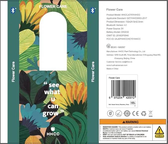 Soil Moisture Meter 4 in 1 for HHCC, Plant Water Monitor, Automatically detects Moisture/Temperature/Light/Fertility, Can Connect to Mobile Phone via Bluetooth, Plants Sensor for Indoor (Green - 1pcs) by GreenHaven Gardens