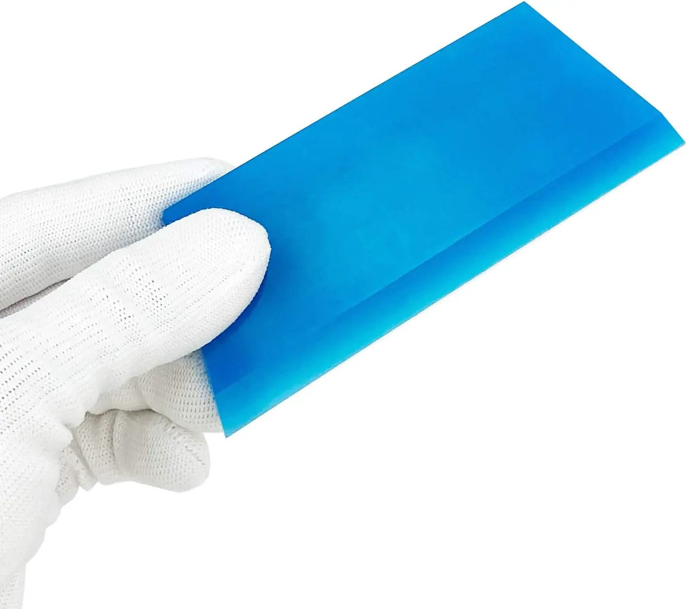 CARTINTS 2pack Mini Squeegee Rubber Squeegee, 5.1x 2 inch, for Cleaning Glass, Shower Door and Car Windows and Screen Printing, Blue/Green by GreenHaven Gardens