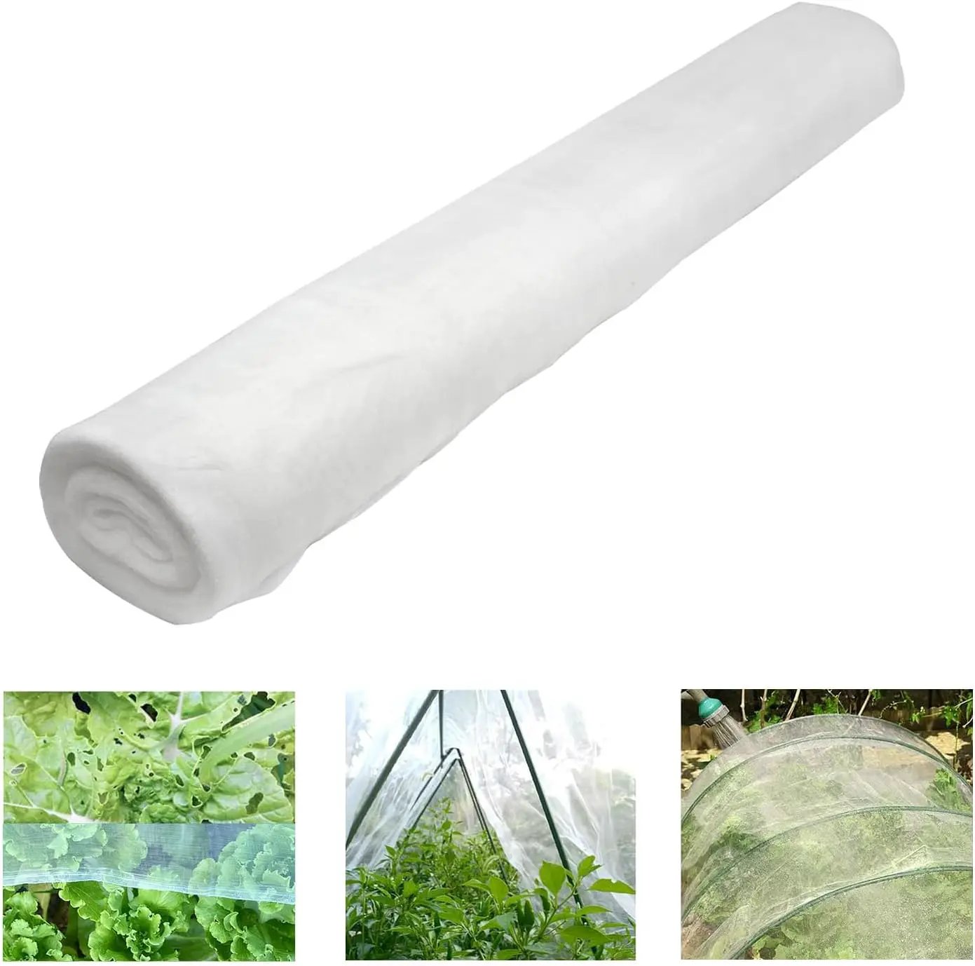 8FT x 100Ft Mosquito Bug Insect Bird Fine Mesh Net Barrier Hunting Blind Garden Screen Netting for Protect Your Plant Fruits Flower by GreenHaven Gardens