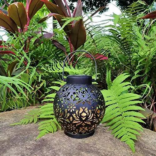 2 Pack Outdoor Solar Hanging Lantern Lights Decorative Christmas Light for Garden Patio Courtyard Lawn and Tabletop. Unique Gifts for Women Gardening. by GreenHaven Gardens