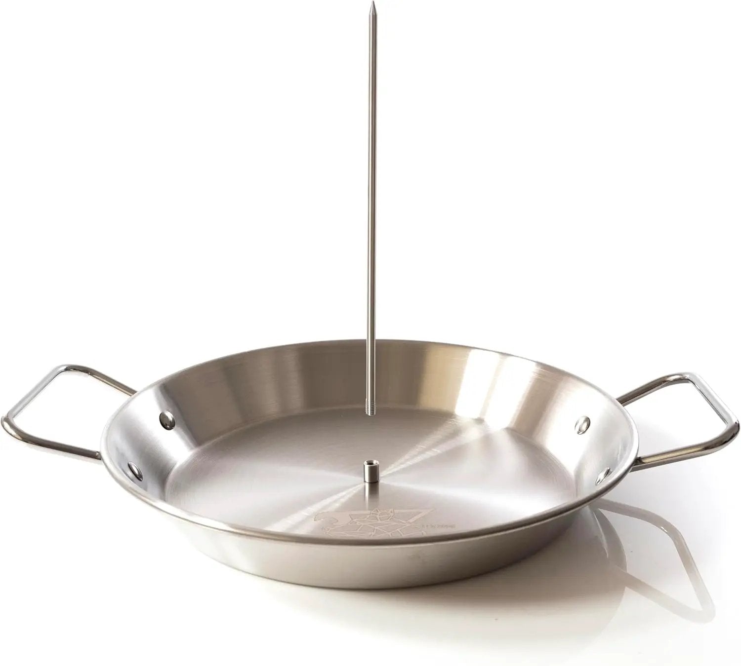 W.xZQ inc Al Pastor Vertical Skewer for Grill or Oven Stainless Steel includes 3 Removable Spikes (8", 10", 12") & Silicone Oven Mitts by GreenHaven Gardens