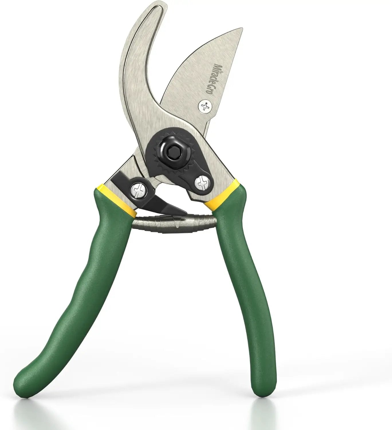 Miracle-Gro 2-Piece Pruning Shears Set – Includes 8 in. Bypass Pruner for Live Plants and 8 in. Anvil Pruner for Dry Stems – Sharp Carbon Steel Blades and Comfort Grip Handles for Garden and Yard Use by GreenHaven Gardens