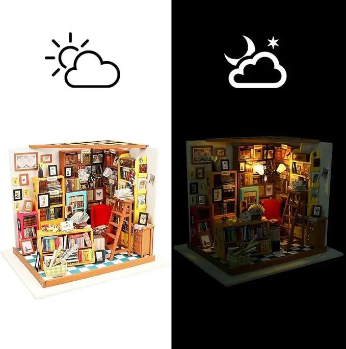 Rolife 1:20 Miniature House Kits-Tiny House Kit-DIY Miniature Dollhouse Kits for Adults-Model Building Craft Kits-Hobbies Gifts for Women and Men by GreenHaven Gardens