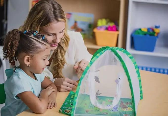 Insect Lore Butterfly Farm - Live Cup of 5 Caterpillars, Reusable Habitat, STEM Butterfly Activity Journal & Supplies - Grow, Observe and Release Painted Lady Butterflies by GreenHaven Gardens