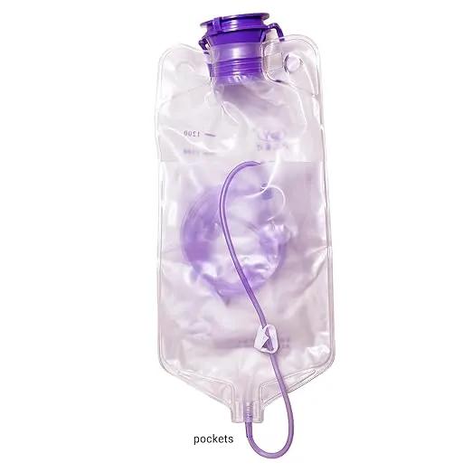 Water Drip Bags,1200ml Nutrition Bag Fluid Bag with Large Bore & Tube, 1Pcs by GreenHaven Gardens
