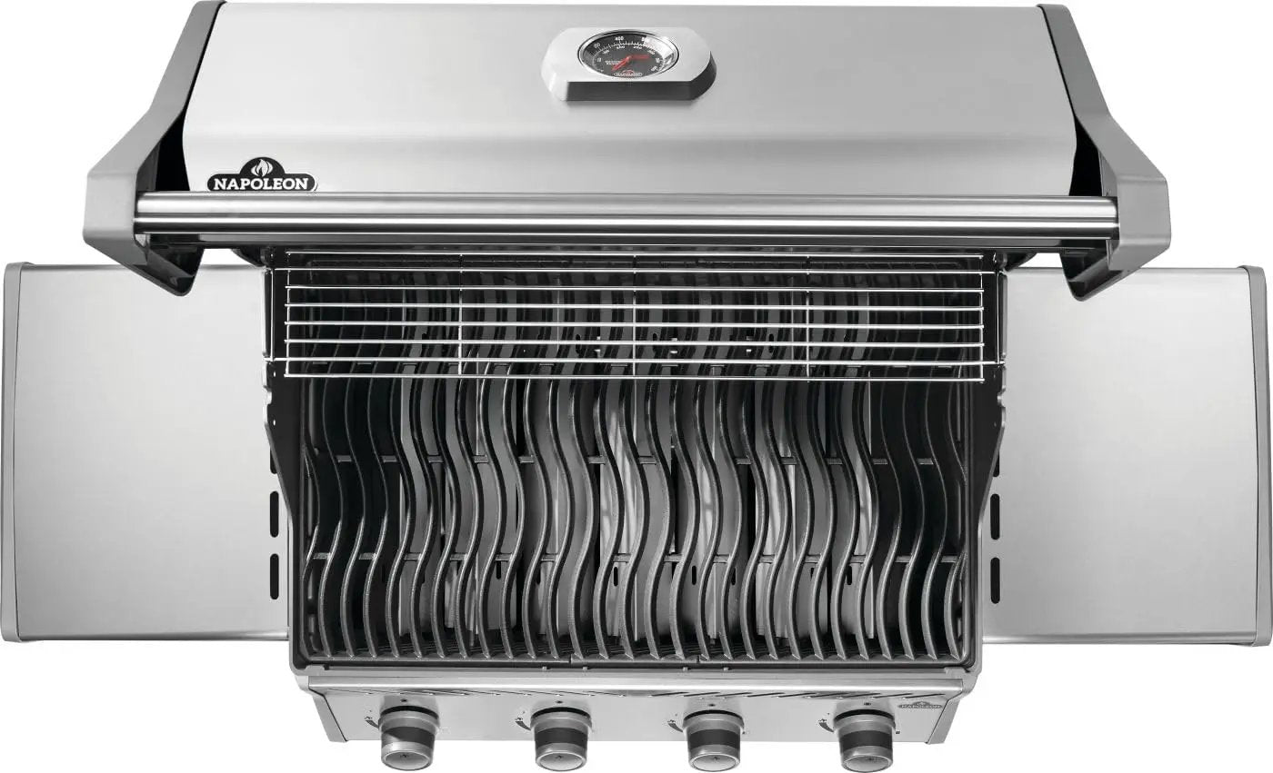 Napoleon Rogue 525 Propane Gas Grill, Stainless Steel, Durable 4-Burner Outdoor BBQ by GreenHaven Gardens