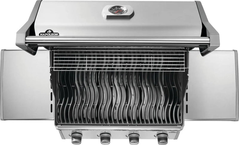 Napoleon Rogue 525 Propane Gas Grill, Stainless Steel, Durable 4-Burner Outdoor BBQ by GreenHaven Gardens