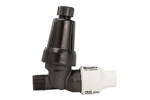 SPW Hunter 1 Inlet x 3/4 Outlet Drip Irrigation Kit, 150 Mesh Stainless Steel Filter, 40 PSI Pressure Regulator by GreenHaven Gardens
