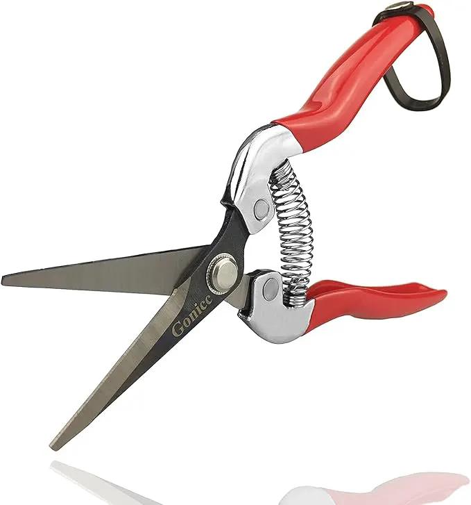 gonicc Professional Micro-Tip Pruning Snip (GPPS-1008), Small Garden Hand Pruner & shears For Arranging Flowers, Trimming Plants & Hydroponic Herbs, And Harvesting Fruits & Vegetables. by GreenHaven Gardens