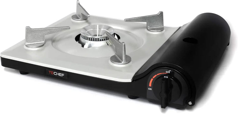 TECHEF - Stovetop Korean BBQ Non-Stick Grill Pan with Agni Portable Gas Stove Burner, Made in Korea (Grill Pan w Stove) by GreenHaven Gardens