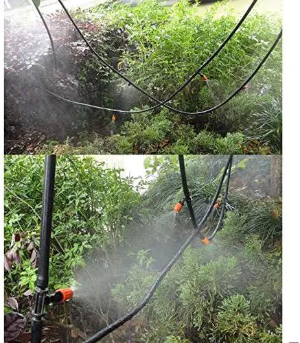 Drip Irrigation kit Plant Watering System Gravity Fed Irrigation Water Drip Setfor Garden Greenhouse Yard Lawn Home or Vacation Use 22M 8/11" Tube 30 Nozzles by GreenHaven Gardens