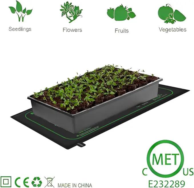 2 Pack Seedling Heat Mat for Seed Starting,20" x 20.75" Waterproof Heating Pad for Indoor Plants Germination(L) by GreenHaven Gardens